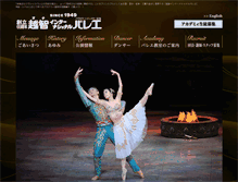 Tablet Screenshot of ochiballet.com